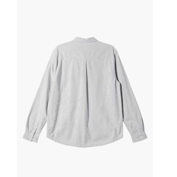 Quiksilver Covesea Comfort Fit Stripe Button-Up Shirt Small, ESTATE BLUE - Picture 2 of 9